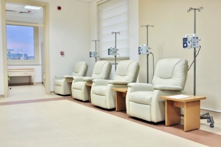 Ein Raum, indem die Chemotherapie stattfindet.